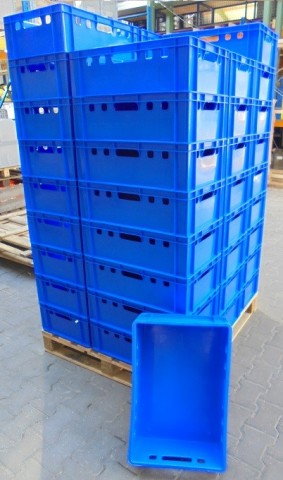 Pallet met 44 Nieuwe Bakken   blauw