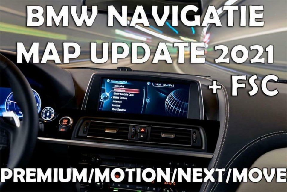 BMW Navigatie Kaart 2021Update Premium Motion  Next Move