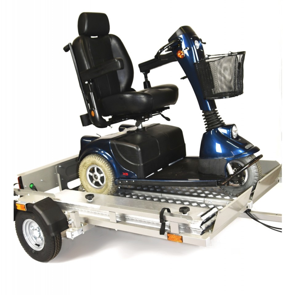Inklapbare aanhanger voor scootmobiel of d