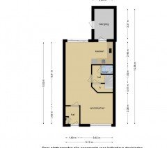 Super mooie kamer van  65 m2 te huur  in lichte eengezinswoning met 4