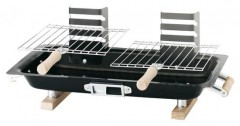 Hibachi Houtskoolbarbecue - Compact - Zwart