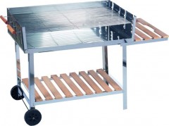 Houtskool Barbecue Trolley - Grilloppervlak  LxB  98 x 56 cm - Extra W