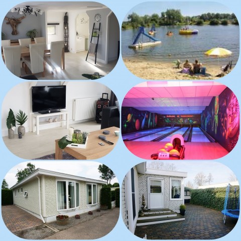 Luxe 6 pers particuliere vakantiebungalow te huur WATERSPORT/JACHTHAVE