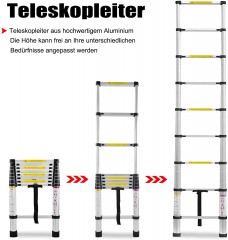 Telescoop ladders  telescopische trap
