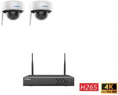 Hyundai WiFi Camerasysteem met 2 IP Bullet of dome cameras