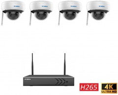 Hyundai WiFi Camerasysteem met 4 IP dome of Bullet cameras