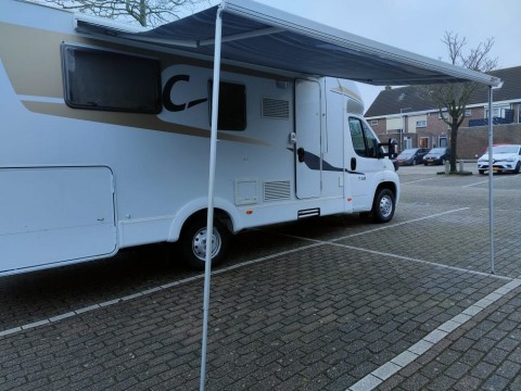 VERKOCHT Full Extras ZGAN Carado  Hymer  T449 Queensbed uit 2013 EUR5