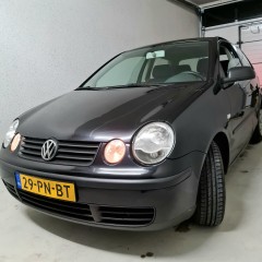 Volkswagen Polo 1 4 55KW 2004 Zwart  163238 km gelopen NAP