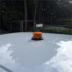 B16 LED Zwaailicht   Flitslamp Amber Oranje   Faro-Signalering