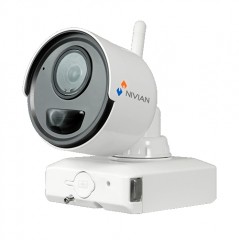 WiFi camerasysteem met 4 draadloze Bullet-camera 2MP 1080P op accu