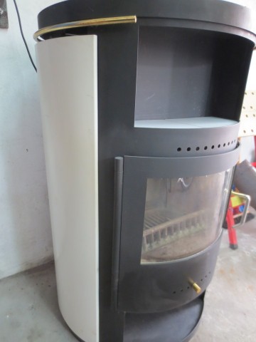 Prachtige Houtkachel 8KW,van het merk Haas & Sohn.