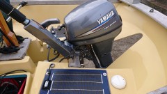 Drascombe Gig met Yamaha motor en Pega trailer