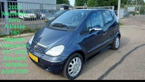 2003 Mercedes-Benz A 160 Elegance