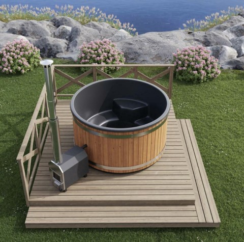 Scandic premium step-in Hottub   200cm   35kW kachel