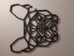 Unieke geometrische wand decoratie