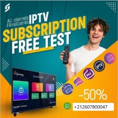 IPTV-abonnement 12 MAANDEN EN GRATIS TEST 24H