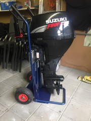 Maxxon rubberboot met suzuki 4 takt 