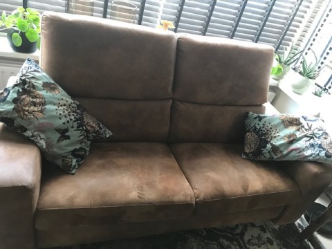 bankstel  cognac kleur