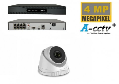 a-cctv nl basic klasse met 1 x 4mp camera plus installatie  