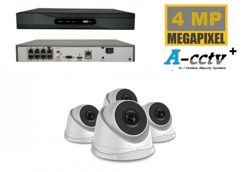 a-cctv nl basic klasse met 4 x 4mp camera plus installatie  