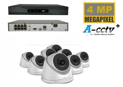 a-cctv nl basic klasse met 8 x 4mp camera plus installatie  