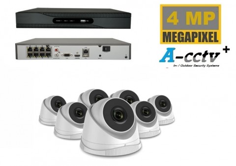 a-cctv nl basic klasse met 7 x 4mp camera plus installatie  