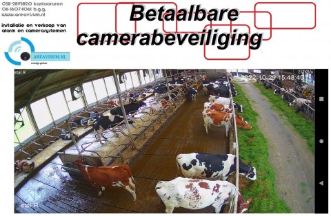 meer zicht op uw vee  machines  erf  woning met Areavisum cameras