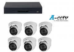 DHZ A-CCTV NVR met  4MP camera starlight