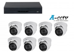 DHZ A-CCTV NVR met  4MP camera starlight
