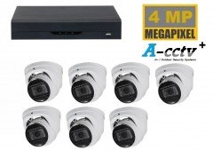 DHZ A-CCTV NVR met  4MP camera starlight