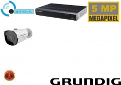 Grundig 1 tot 16 x 5MP bullet camera met ingebouwde microfoon