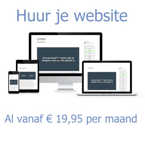 Huur je website