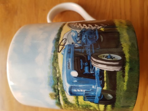 KOFFIEMOK met afbeelding klassieke tractor  Leonardo col  Engeland