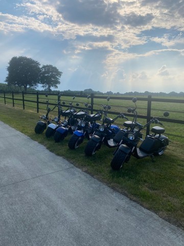 Hondsrugtours E-chopper verhuur Klijndijk