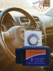 OBD2 ELM327 Bluetooth V2 1 Adapter - Diagnose Auto Interface