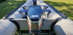 Rubberboot met 20pk yamaha motor en pega trailer