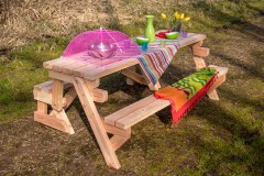 Inklapbare Picknicktafel voor 3 tot 6 personen