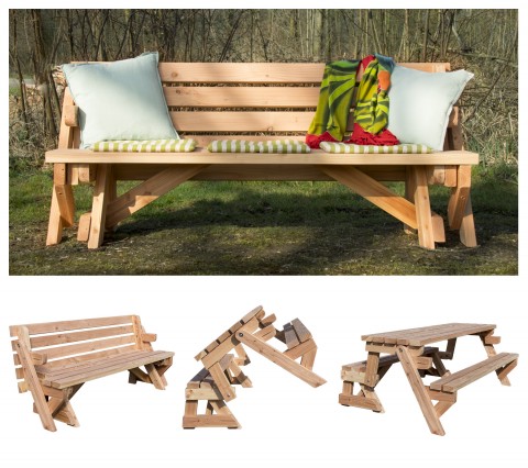 Inklapbare Picknicktafel voor 3 tot 6 personen