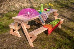Inklapbare Picknicktafel voor 3 tot 6 personen
