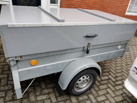 bagagewagen met slot en disselslot