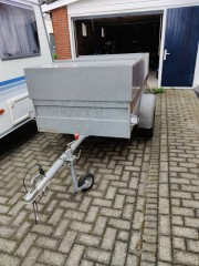 bagagewagen met slot en disselslot