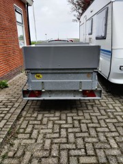 bagagewagen met slot en disselslot