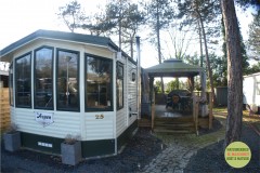 Stacaravan Heische Tip Dorp Zeeland Natuurgebied Maashorst