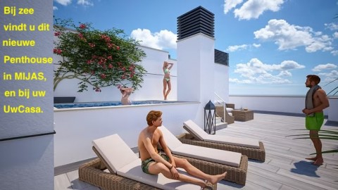 Uw eigen nieuwe Penthouse in MIJAS COSTA aan zee en met veel