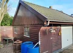 Houten schuur  garage