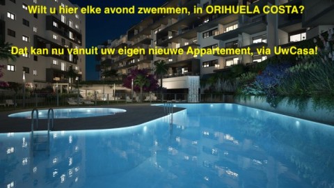 Uw eigen nieuwe Appartement in ORIHUELA COSTA bij zee en met
