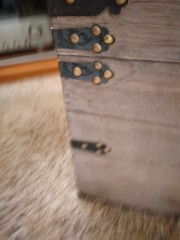 houten opberg kist