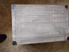 houten opberg kist