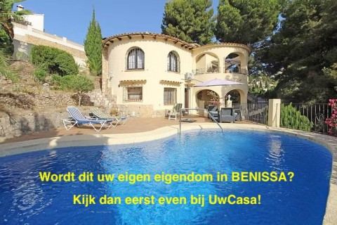 Uw eigen Villa in BENISSA op groot perceel en met