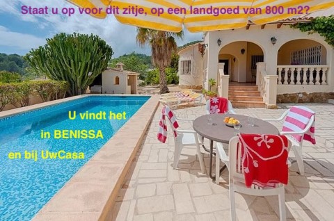 Uw eigen Villa in BENISSA aan kust op groot landgoed